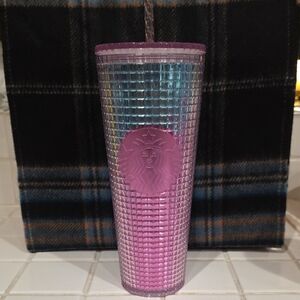 Starbucks Iridescent Pink and Blue Tumbler